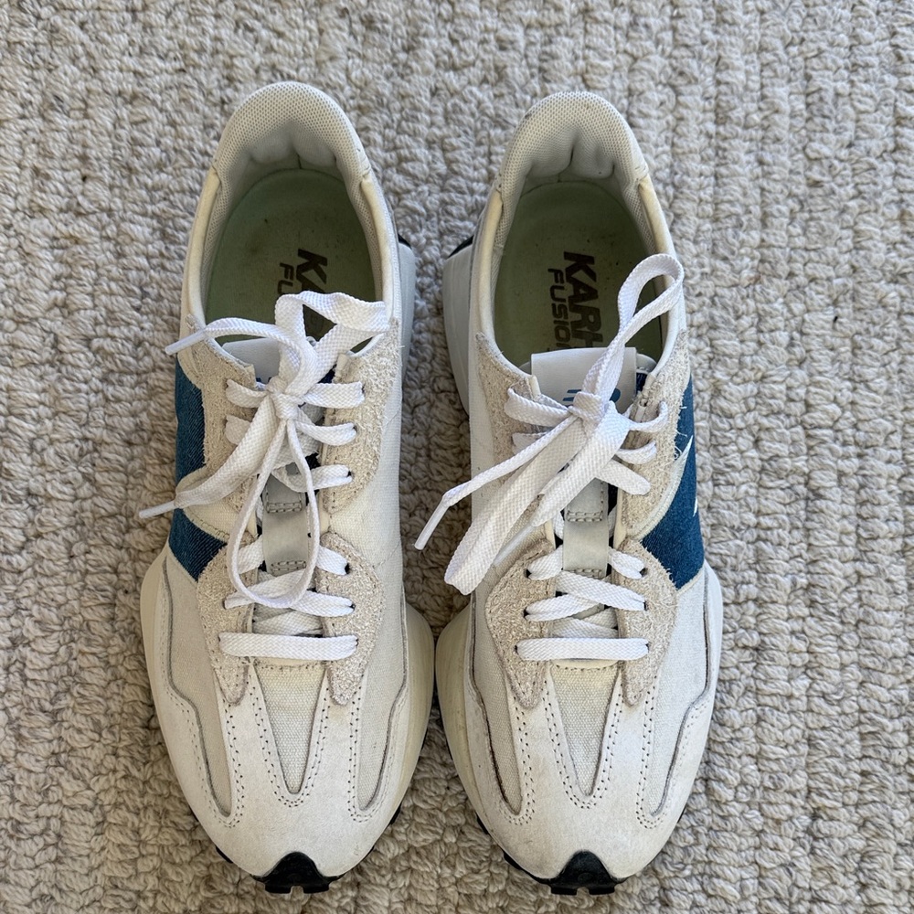 New Balance KARHU 327 Women's Running Shoes - White and Blue